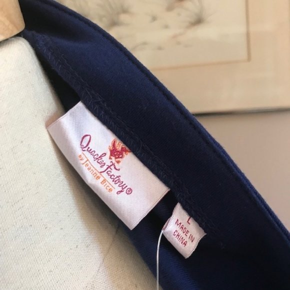 Quacker Factory Royal Blue Cardigan - Rhinestone Buttons Size Large NW0T - Picture 4 of 9